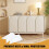 Clear Couch & Bed Stopper - Universal Wall Spacer (2‑Pack), Protects Walls, Prevents Fire Risks From Heaters A 6