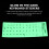 2 Sheets Glow In The Dark German Keyboard Replacement Sticker 11