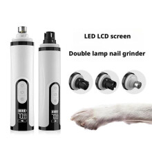 Electric Dog Nails Clippers for Dog Nails Grinders Rechargeable USB Charging Quiet Pet Paws Nails Grooming Trimmer Tool