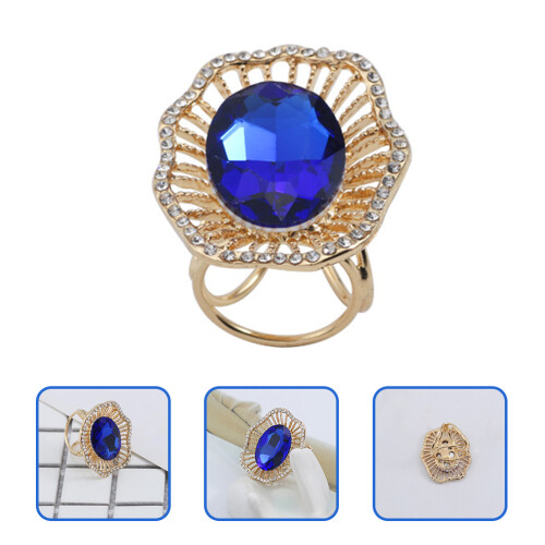 Blauwe Legering Sjaalspeld Met Sjaalclip Sjaals 2