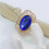 Blauwe Legering Sjaalspeld Met Sjaalclip Sjaals 9