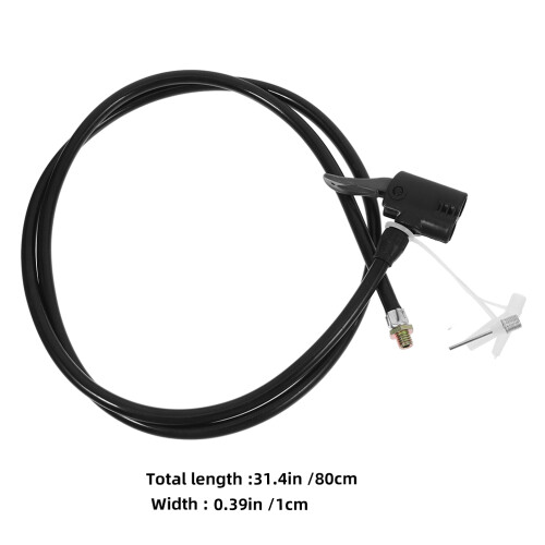 Tire Inflator Slang Luchtcompressor Met Multi-afsluiter Adapter 1