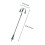2Pcs Diy Sand Table Yard Lights Street Light Railway 3-Head Models 2