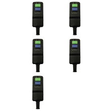5X Fiche de Protection Différentielle 30 MA pour Connexion Fixe au Câble D'Alimentation, Prise D'Alimentation UE Adaptée à une Utilisation en