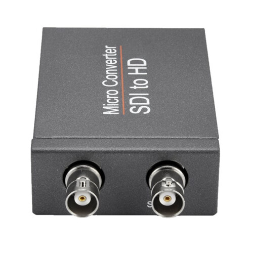 2X SDI para  Compatível com Adaptador SDI Microconversor de Vídeo HD 3G com Detecção Automática de Formato de Áudio para Câmera 2