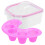 2Stk. Nagel Einweichschale Behandlungs Entferner Handbad Schale 3