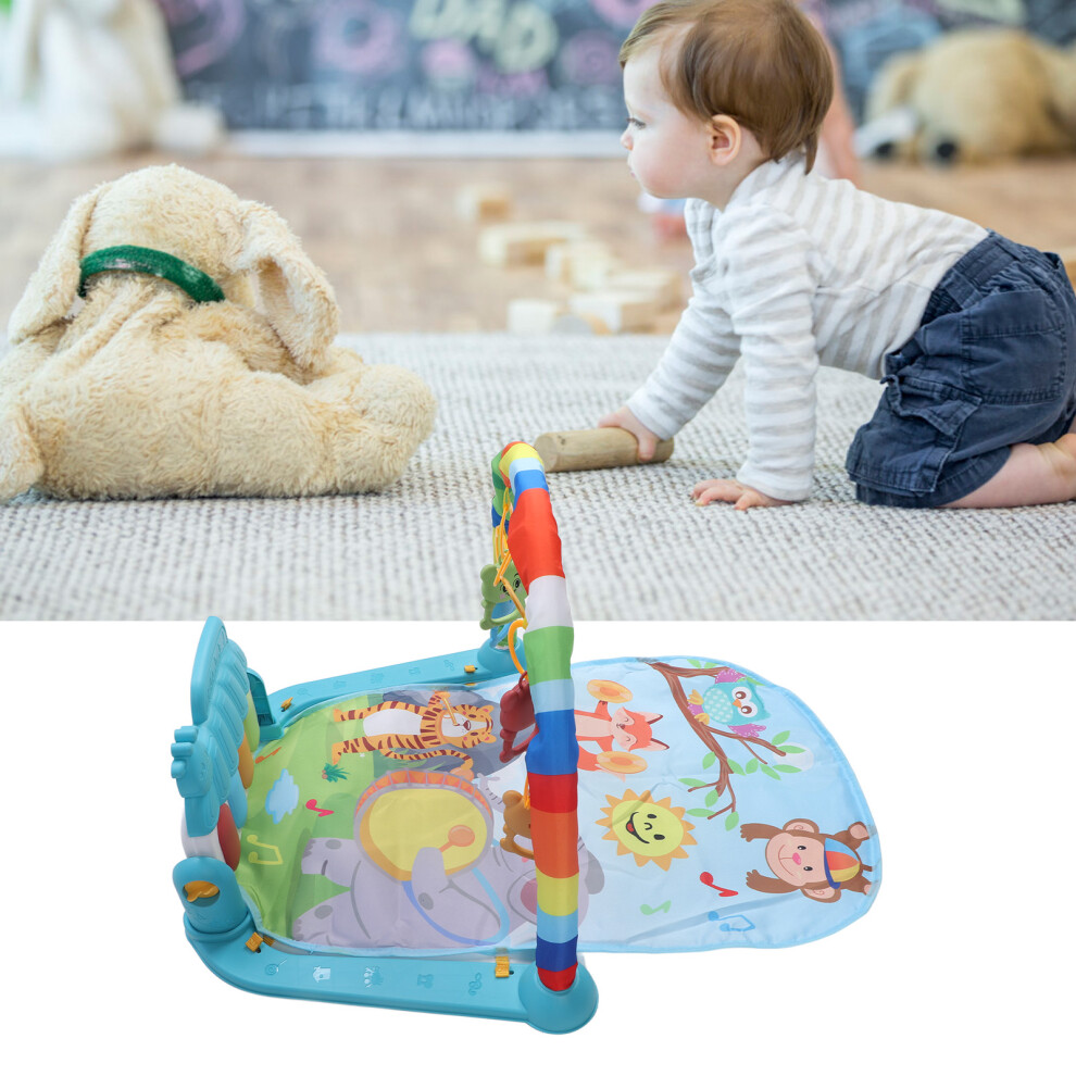 Baby Play Mat with Piano, Rattles & Tummy Time, 72x40cm