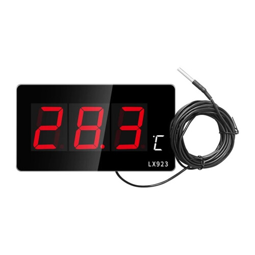 2X Digital Thermometer Home Electronic for Led Pool Thermometer Large Screen Temperature Detector EU PLUG 1