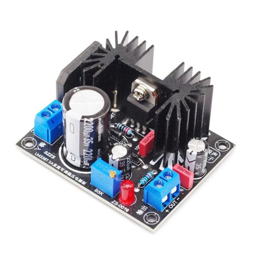 2X Adjustable Linear Regulated Power Supply Board LM317 1.5A Output Filament Voltage Regulation DIY Electronics Kit 1