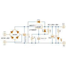 2X Instelbare Lineair Geregelde Voeding LM317 1,5A Uitgang Filament Spanningsregeling DIY Elektronica Kit