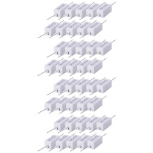 40X mit Draht Umwickelten Keramik Zement-Widerstaende 100 Ohm 5W Watt 5%