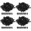 400Pcs M3 Thread 8mm+6mm PCB Fixed Nylon Hex Standoff Spacer Pillar 1