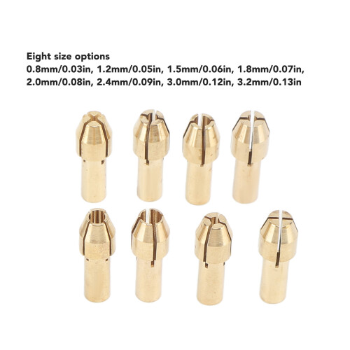Electric Drill Chuck Collet Set 10PCS Brass Fast Change Tool Replacement DIY 1
