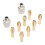 Electric Drill Chuck Collet Set 10PCS Brass Fast Change Tool Replacement DIY 3