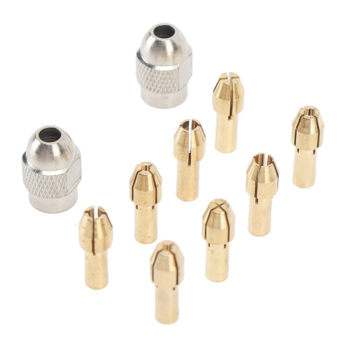 Electric Drill Chuck Collet Set 10PCS Brass Fast Change Tool Replacement DIY 2