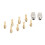 Electric Drill Chuck Collet Set 10PCS Brass Fast Change Tool Replacement DIY 6