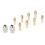 Electric Drill Chuck Collet Set 10PCS Brass Fast Change Tool Replacement DIY 13