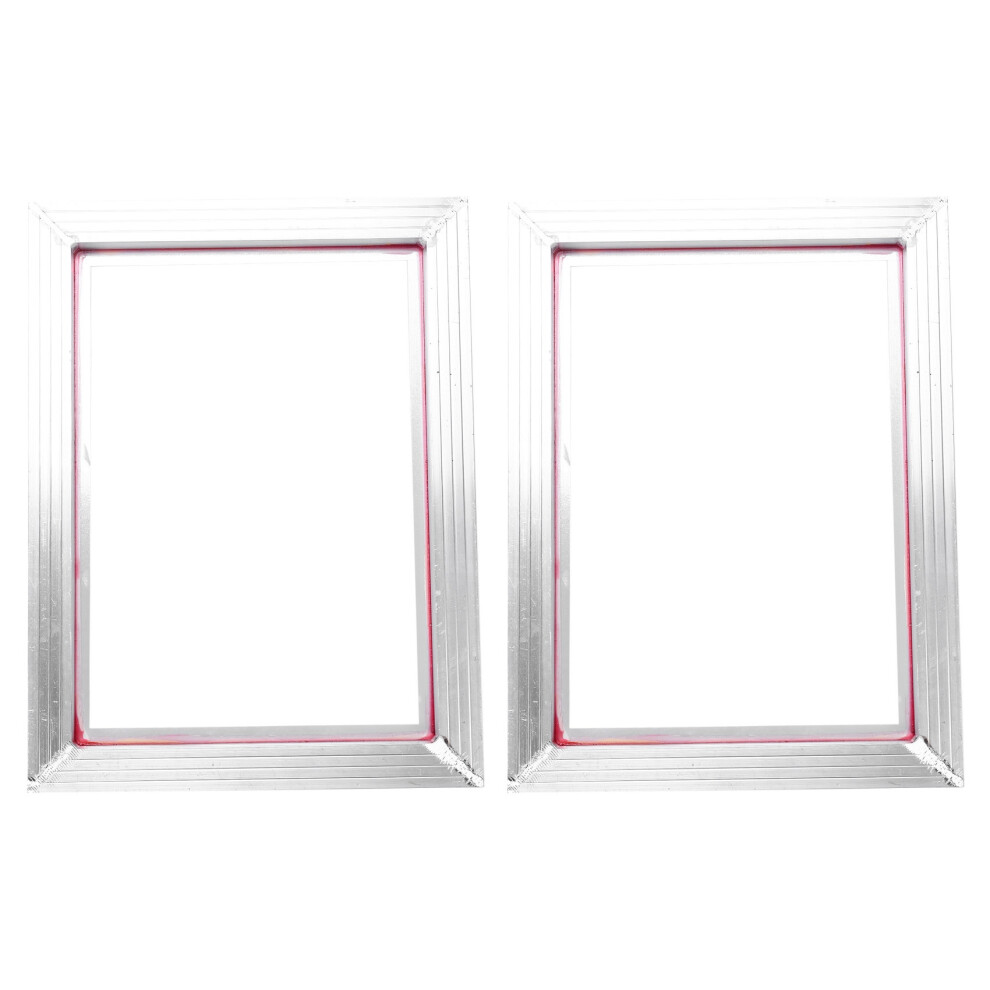 2X A3 Screen Printing Aluminum Frame 31X41cm With White 43T Silk Print Polyester Mesh For Printed Circuit Boards 4713773849719