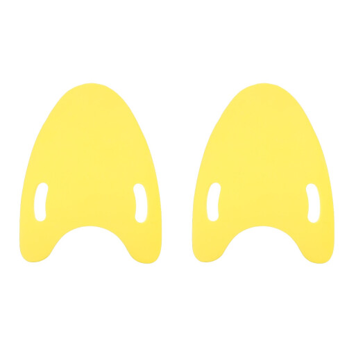 2Pcs Durable Eva Swim Board Yellow Safe Kickboard for Swim Learning 1