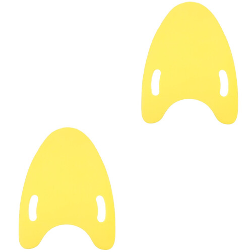 2Pcs Durable Eva Swim Board Yellow Safe Kickboard for Swim Learning 2