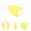2Pcs Durable Eva Swim Board Yellow Safe Kickboard for Swim Learning 8