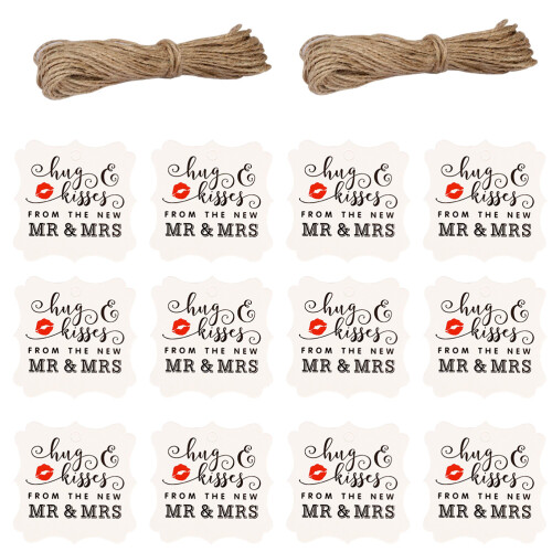 100St Gift Tags Van Kraftpapier Voor Feest En Cadeau