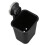 2 PC Suction Cup Toothbrush Cup Holder Rack Plastic Holder Toothpaste Storage Box for Kitchen Bathroom Toilet Black 3