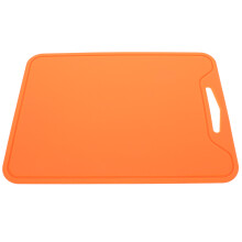 1Plancheàdécouperportablesilicone Orange Usage Polyvalente