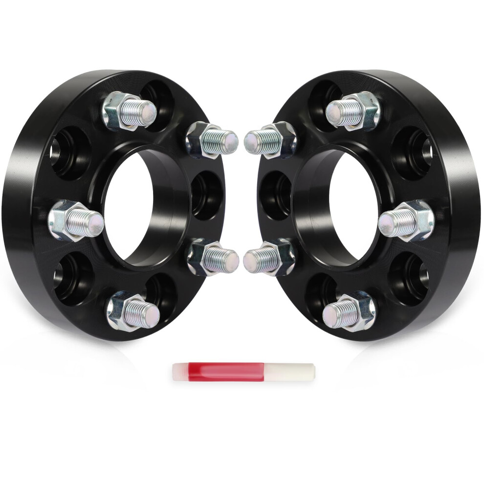 1 Inch Wheel Spacer For Ford Mustang 20152018, 14X1.5 Hub Centric, Extra Brake Clearance 9073542422174