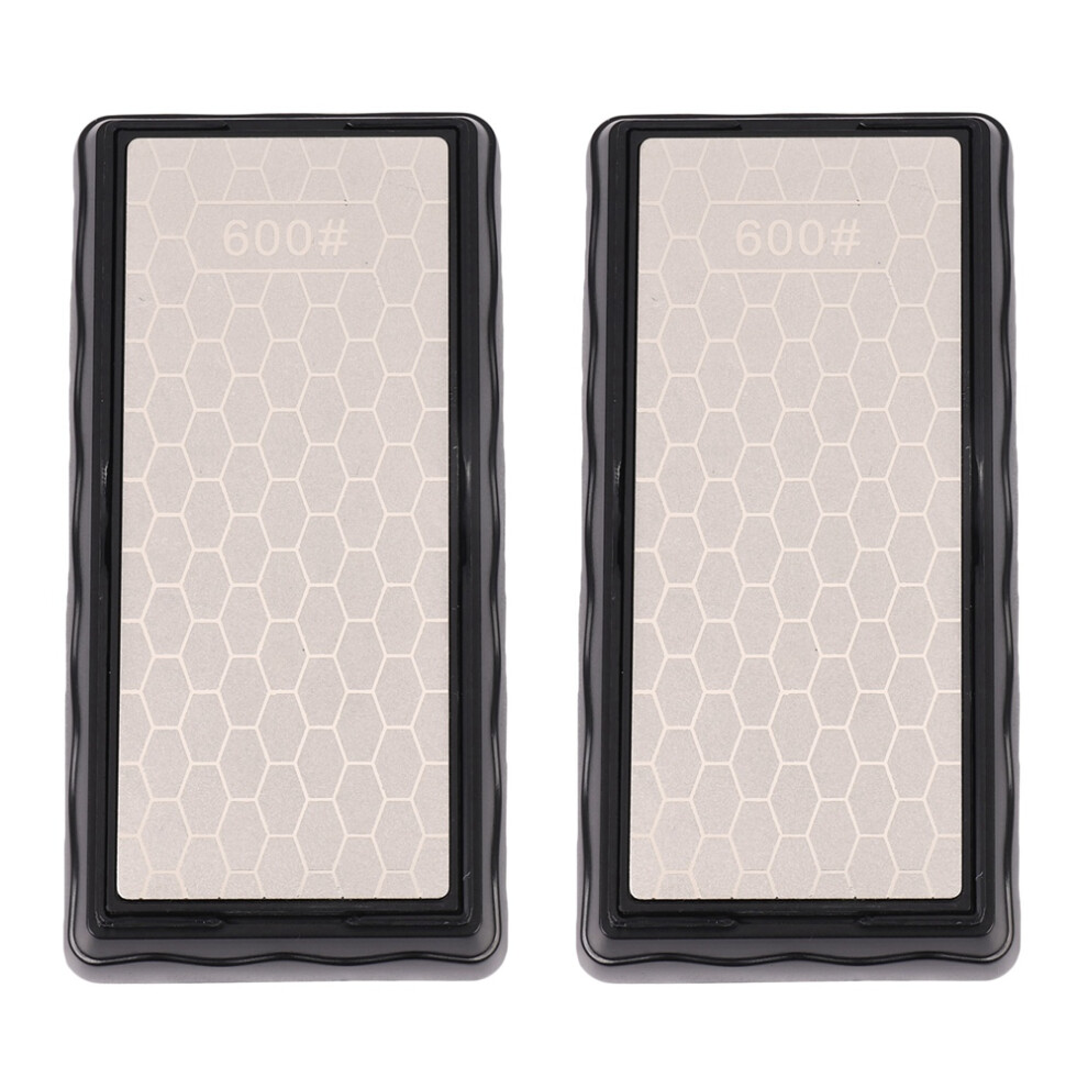 2X 600 1200 Double-Side Sharpener Diamond Whetstone Knife Sharpening Stone Kitchen Grit Chef Knife Grinding Tool 6034214818452