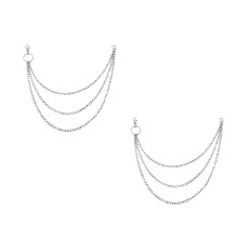 punk tailleketting 3-lagig metaal voor vrouwen en jongens