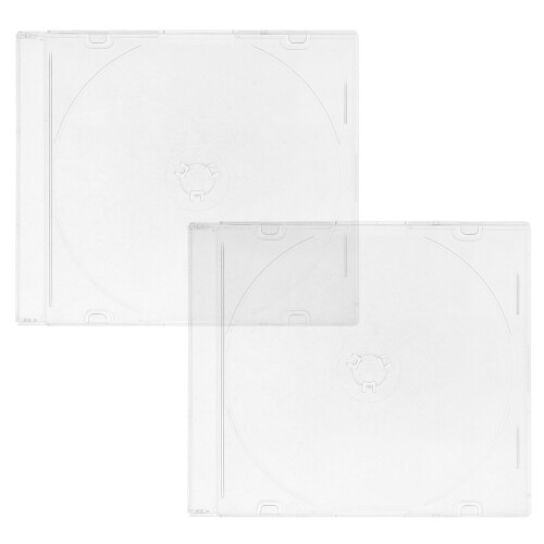 Dvd Storage Box Dvd Case Dirt Prevention 2pcs 2