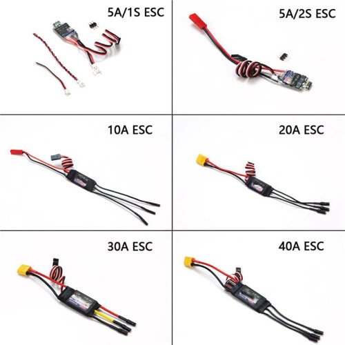 2X ESC Motor Geschwindigkeit Controller Bürstenlos ESC für RC Flugzeug mit UBEC 10A 2
