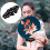 Raindrops Chinese Cloth Button Polypropylene 2 Pairs 5.1x3.7x0.6in 11