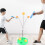 1 Set Tafeltennisapparaat Elastisch Training Educatief Speelgoed Groen 9