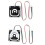 For  K1C/K1 MAX Hot Bed Pressure Sensor Strain Gauge Temperature Resistant Wire for 3D Printer Accessories 2PCS 4