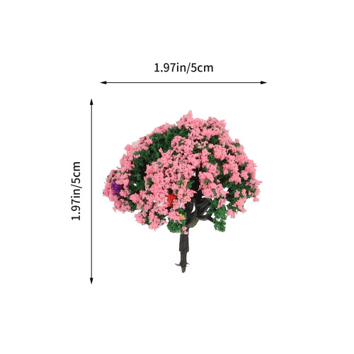 15 Stuks Mini Boommodellen Voor DIY Landschapsprojecten 1