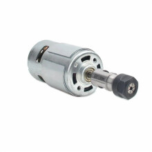 2X 775 Motore CC 12-36 V Motore Mandrino con Cuscinetto un Sfere con Taglierina per Intaglio Asta di Prolunga ER11 per Macchina del Router di CNC