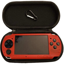 2X for PSP Carring Case Portable Travel Pouch Cover Zipper Bag for PSP 1000 2000 3000 Game Console(Black)