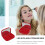 Red Plastic False Eyelash Organizer Portable LED Lash Storage 5