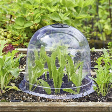12Pcs Reusable Plastic Greenhouse Garden Plant Bell Cover Plant Germination Cover Dome Frost Guard Freeze Protection