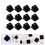 Organize Paper With Black Plastic Clips 12pcs 2