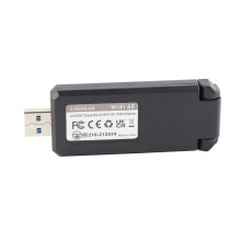 WiFi 6E USB3.0 Adapter 5400Mbps ABS Black