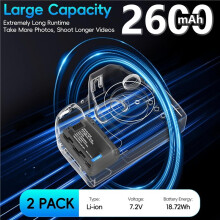 NP-FZ100 Battery Charger 2Pack Dual LCD USB-C Charger for ZV-E10II Fx30 A7R3 A7R4 7RM3 A6600 Camera Battery Charger