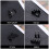 20Pairs Black Silicone Phone Plug Set for Type-C USB Dust Protection 7