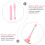 6 Stuks Gloss Lippenmasker Borstel Siliconen 8