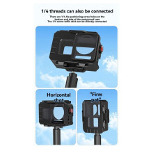 80M Waterproof Diving Case for Action 5Pro 4 3 Underwater Protective Housing Aluminum Alloy Frame Dive Accessory