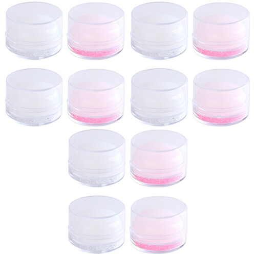 12Pcs Compact Silicone Nail Art Stamper for Easy DIY Manicure 2