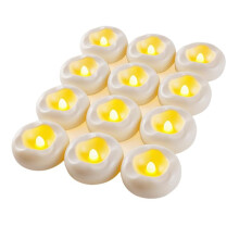 Confezione da 12 Candele Galleggianti A LED da 2 Pollici, Senza Fiamma, Attivabili con Acqua per 200 Ore, per Decorazioni da Piscina e Matrimoni