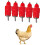 Chicken Nipples Tee Fittings - Fully Automatic Poultry Waterers Kit Chicken Water Drinker 20 Pack 4